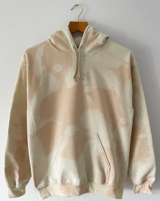 Sand Tie Dye Embroidered Oversized Hoody