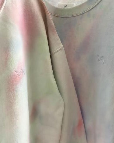 Tie dye hot sale embroidered sweatshirt